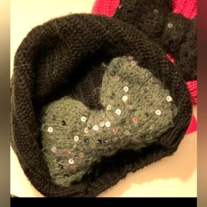 Betsey Johnson Beanie Black